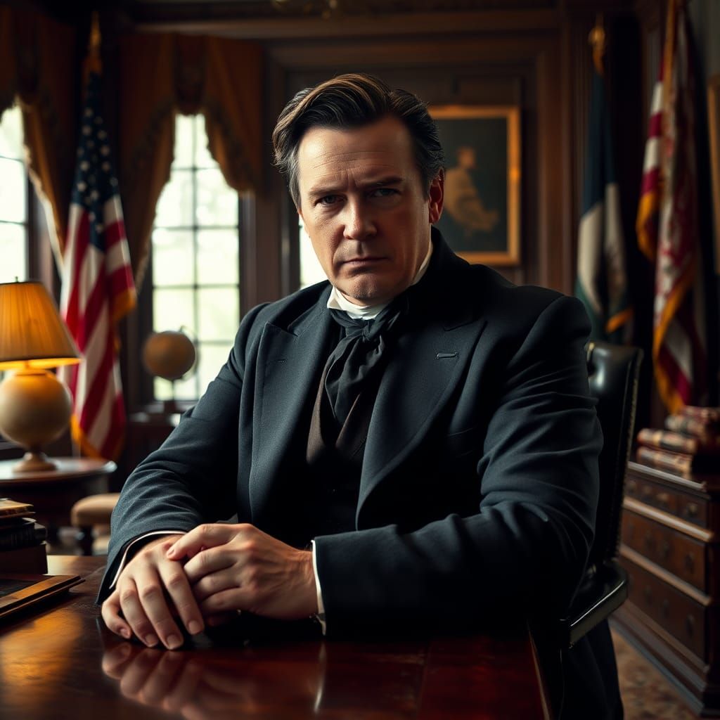 Russell Crowe as 19th Century Official