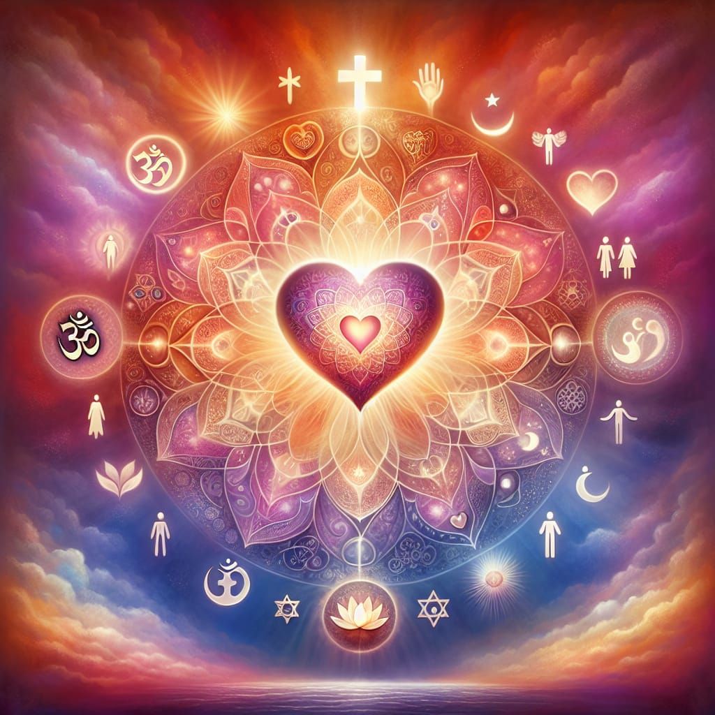 Radiant Heart Unites Humanity in Divine Love
