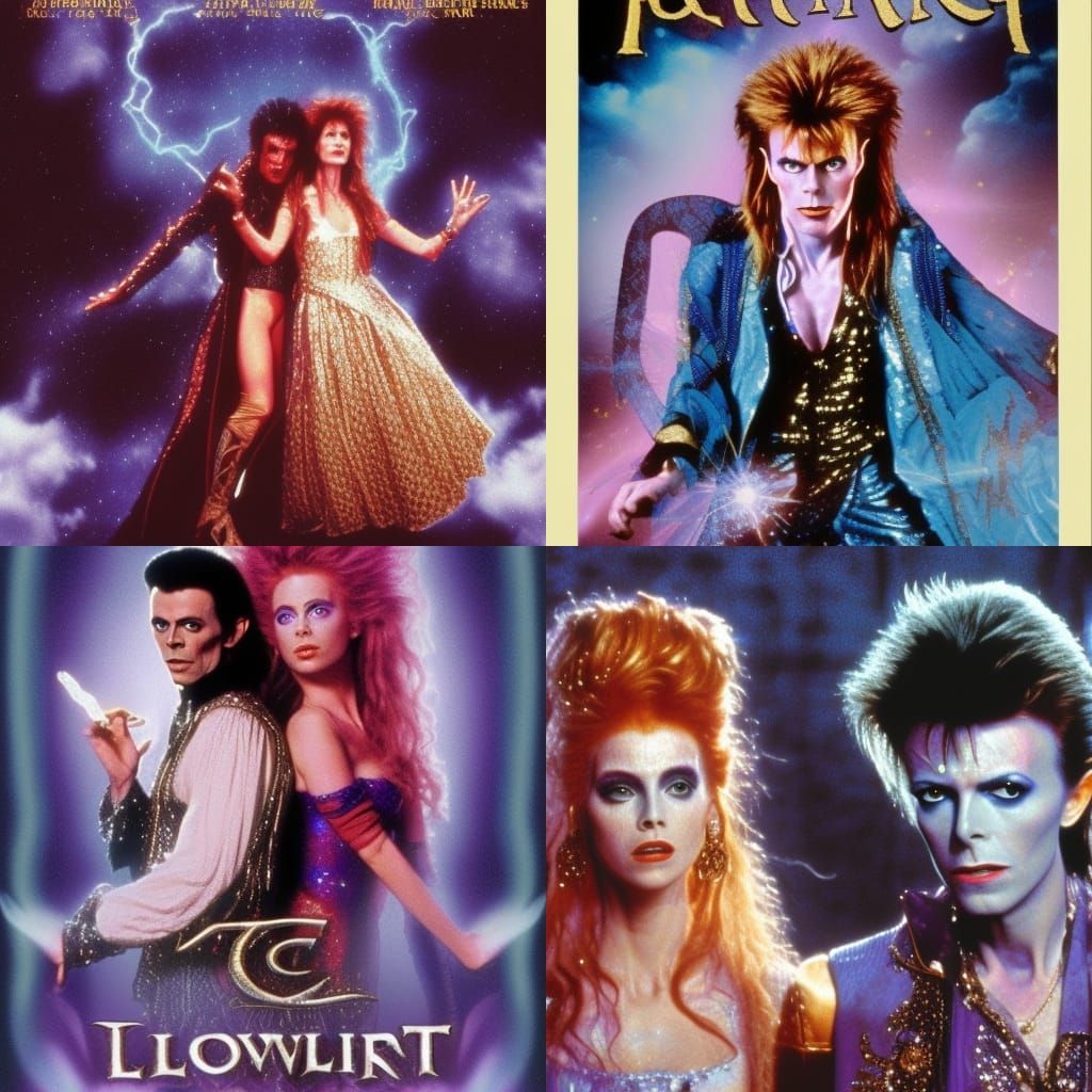 Labyrinth Movie Poster: 80s Dream Sequence