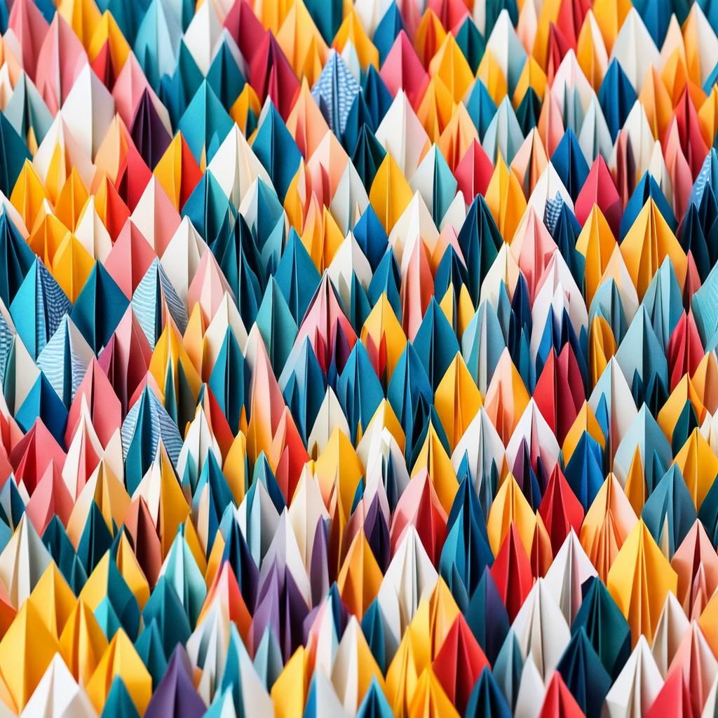 Origami Papercraft of New York in 8K