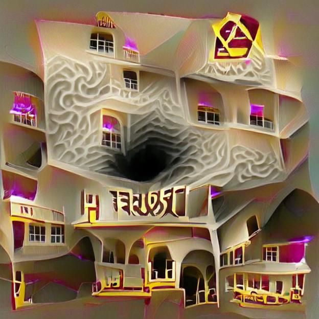 Cursed Hotel Fractal Inspired by Hilbert