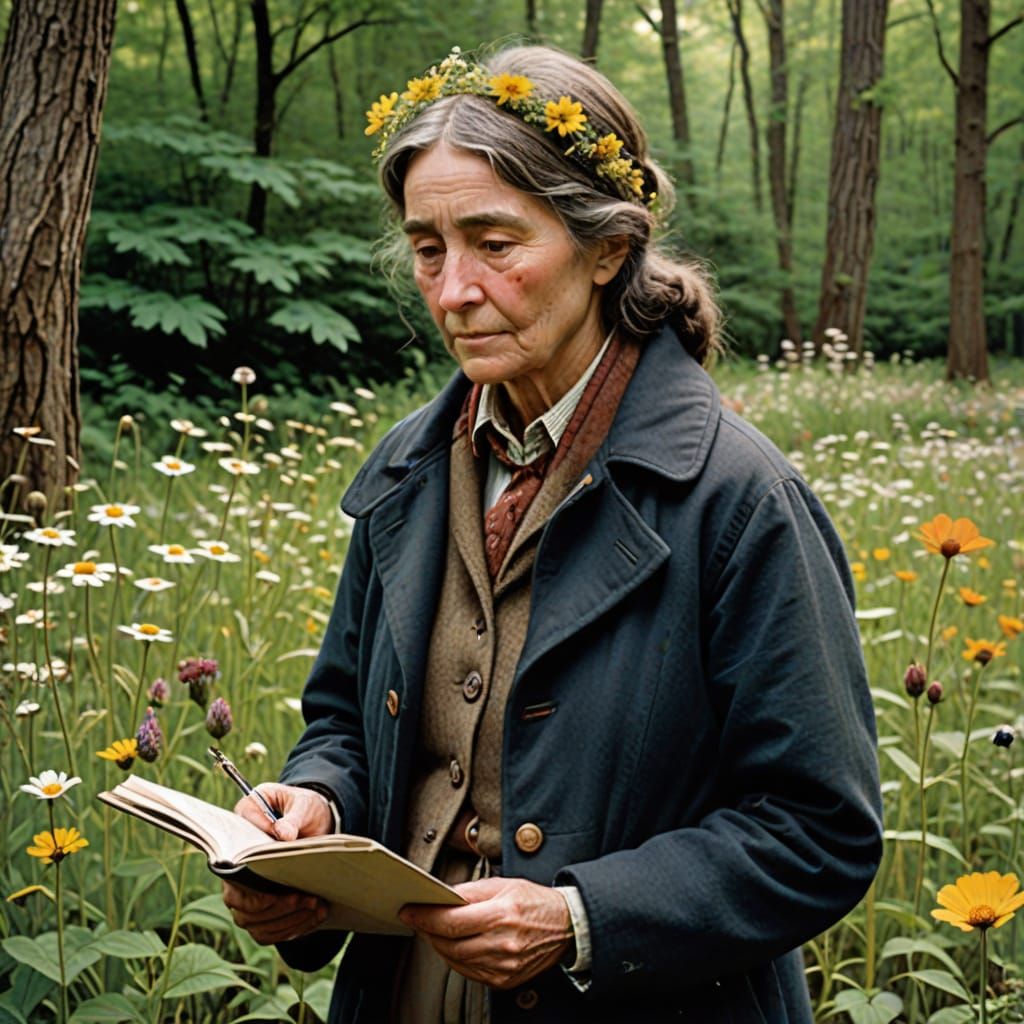 1970s Girl Writing Protest Letter