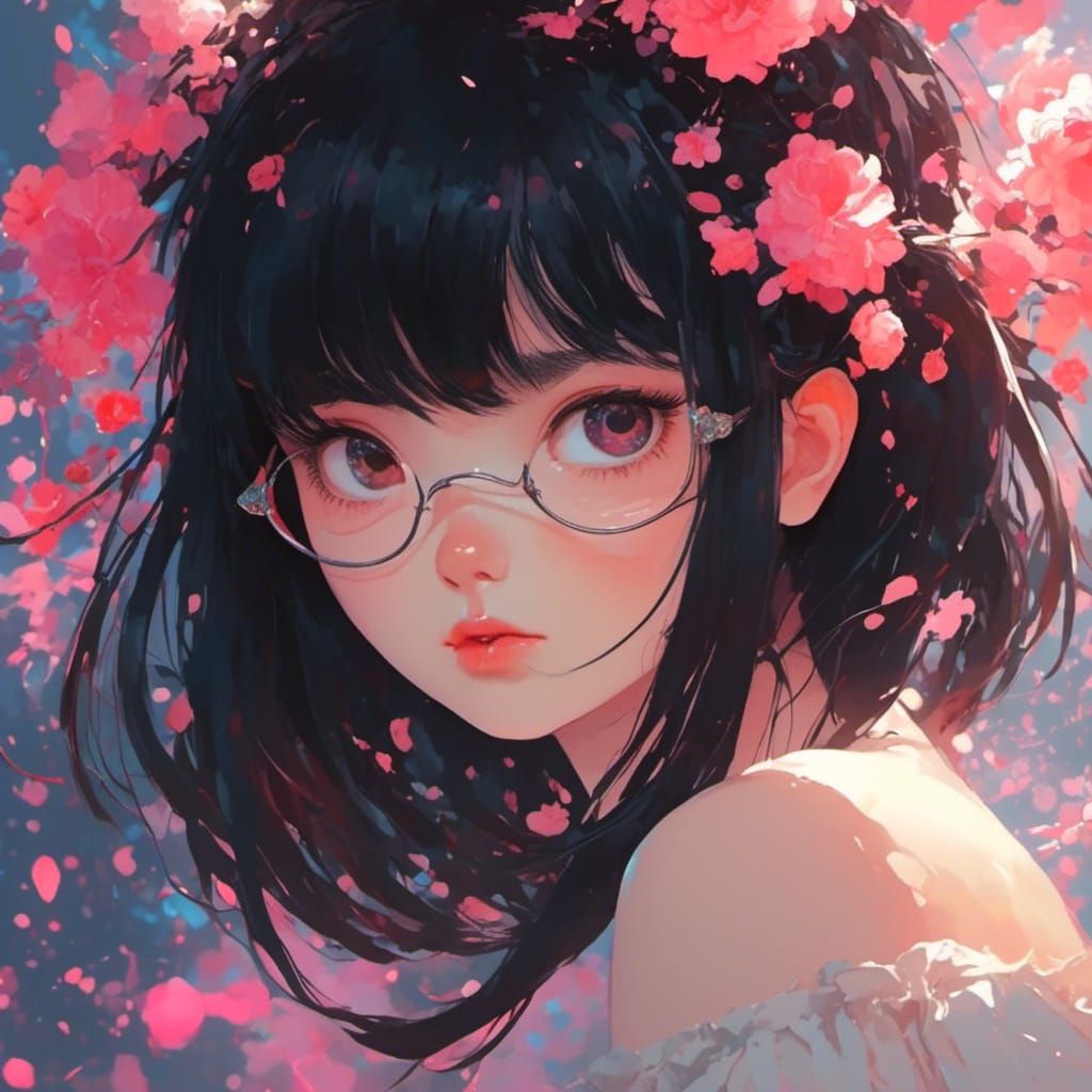 Sultry Curvy Asian Beauty in Minimalist Style