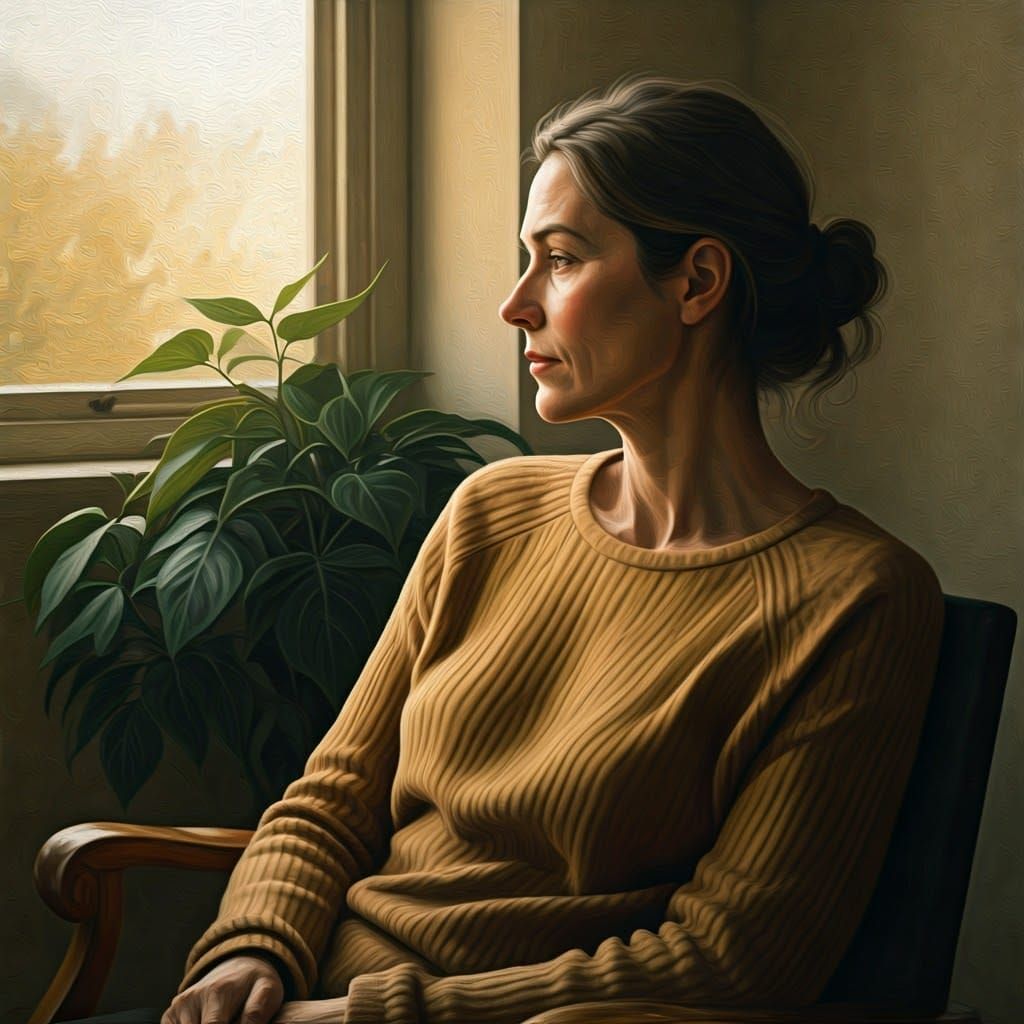 A Serene Gentleman in Peaceful Contemplation, in Impressioni...