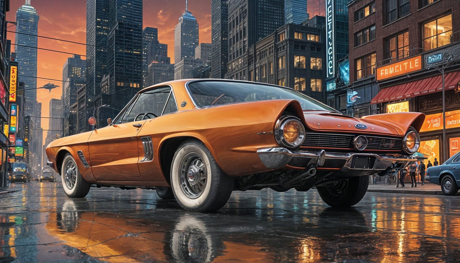 Ford Seattle-ite XXI Concept Car: Detailed Matte Painting