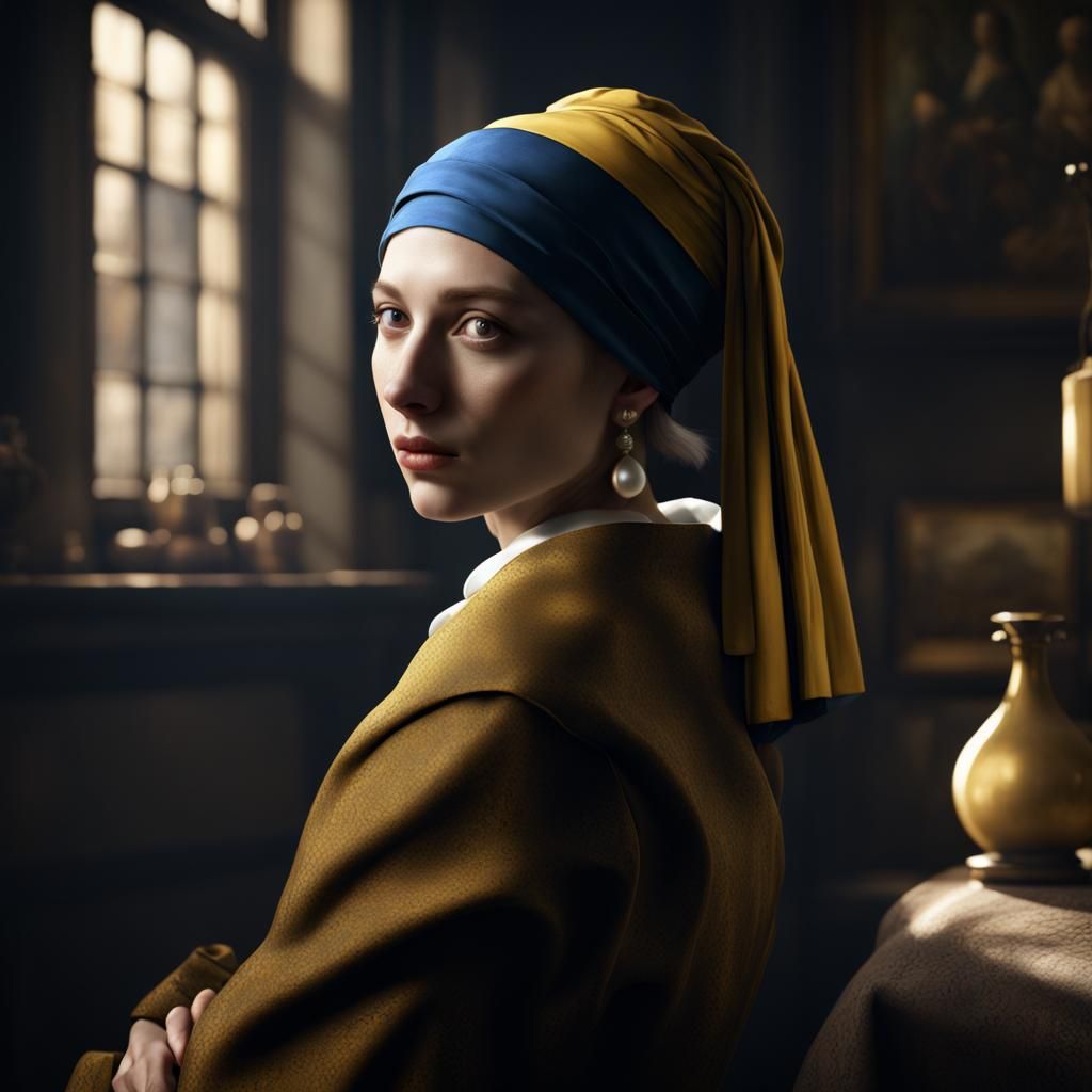 Girl with a Pearl Earring Of Vermeer