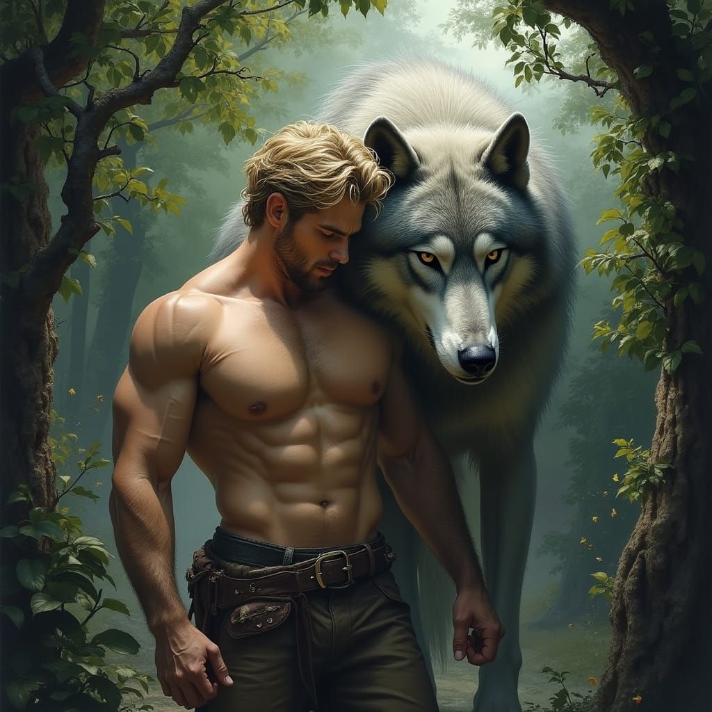 Man Transforms into Werewolf in Wild Backyard