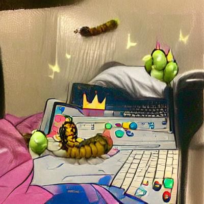 Caterpillar Playing Neopets