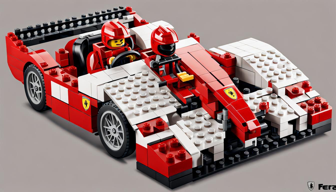 Ferrari 499P Lego Set Model