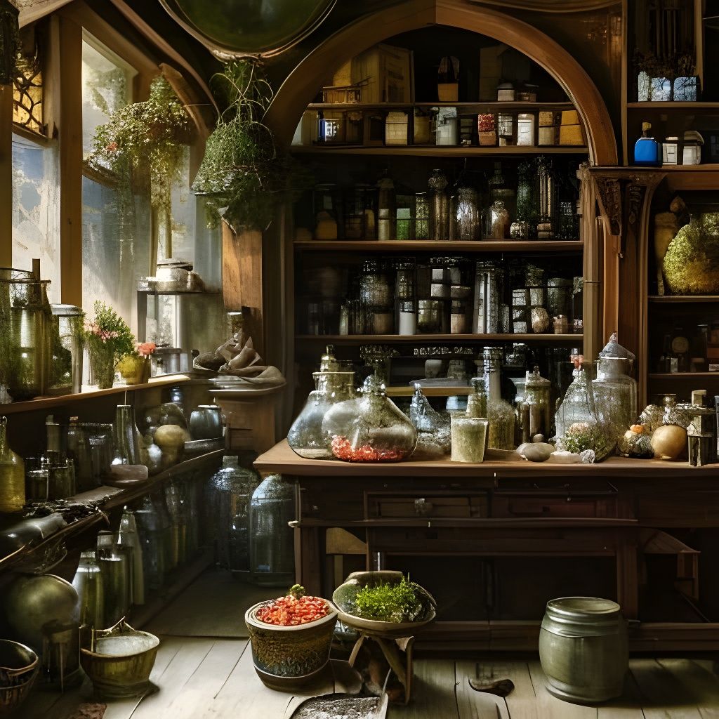 Medieval apothecary