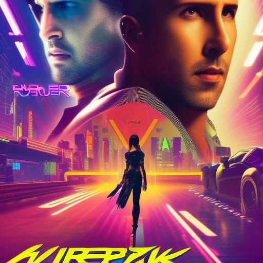 Neon Cityscape: A Cyberpunk Vision of the Future