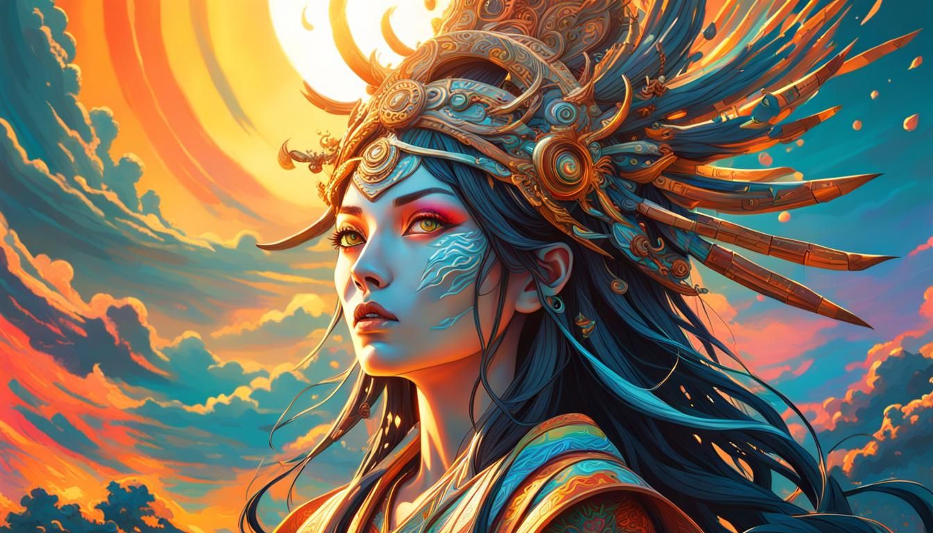 Goddess Izanami, Sunrise