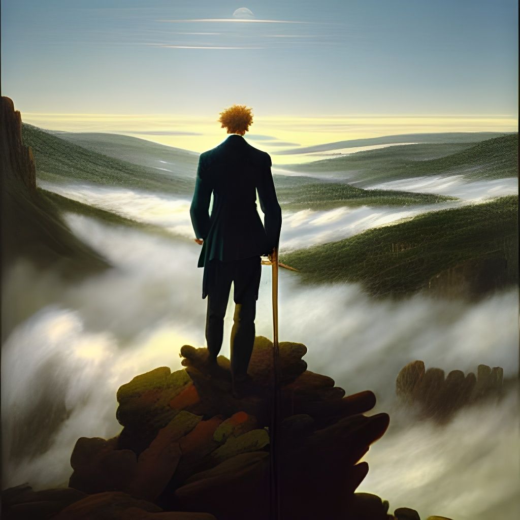 Wanderer Above the Sea of Fog: A Digital Interpretation