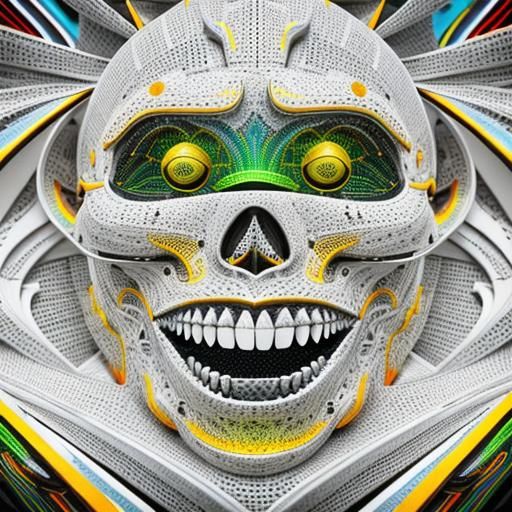 Psychedelic Surrealism in Vibrant Colors