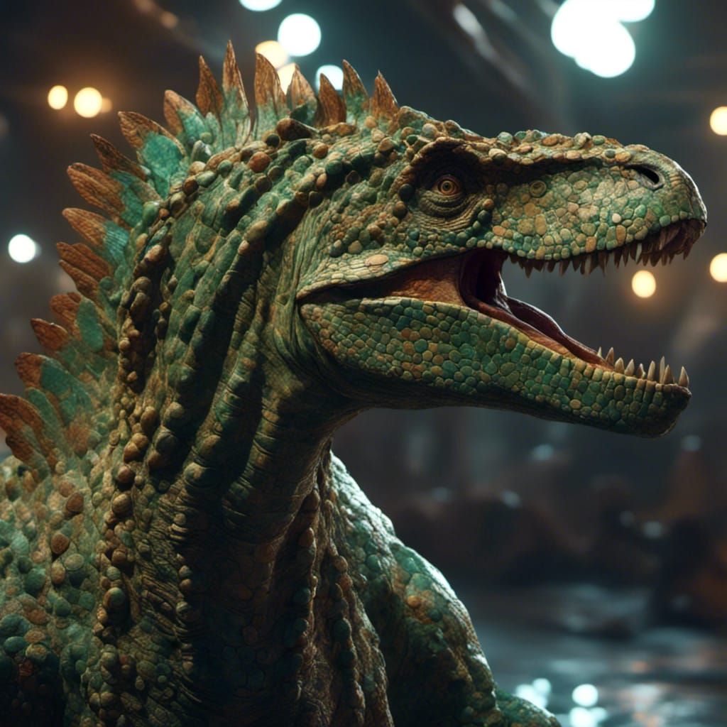 Vibrant Velociraptor in Ultra HD Realism