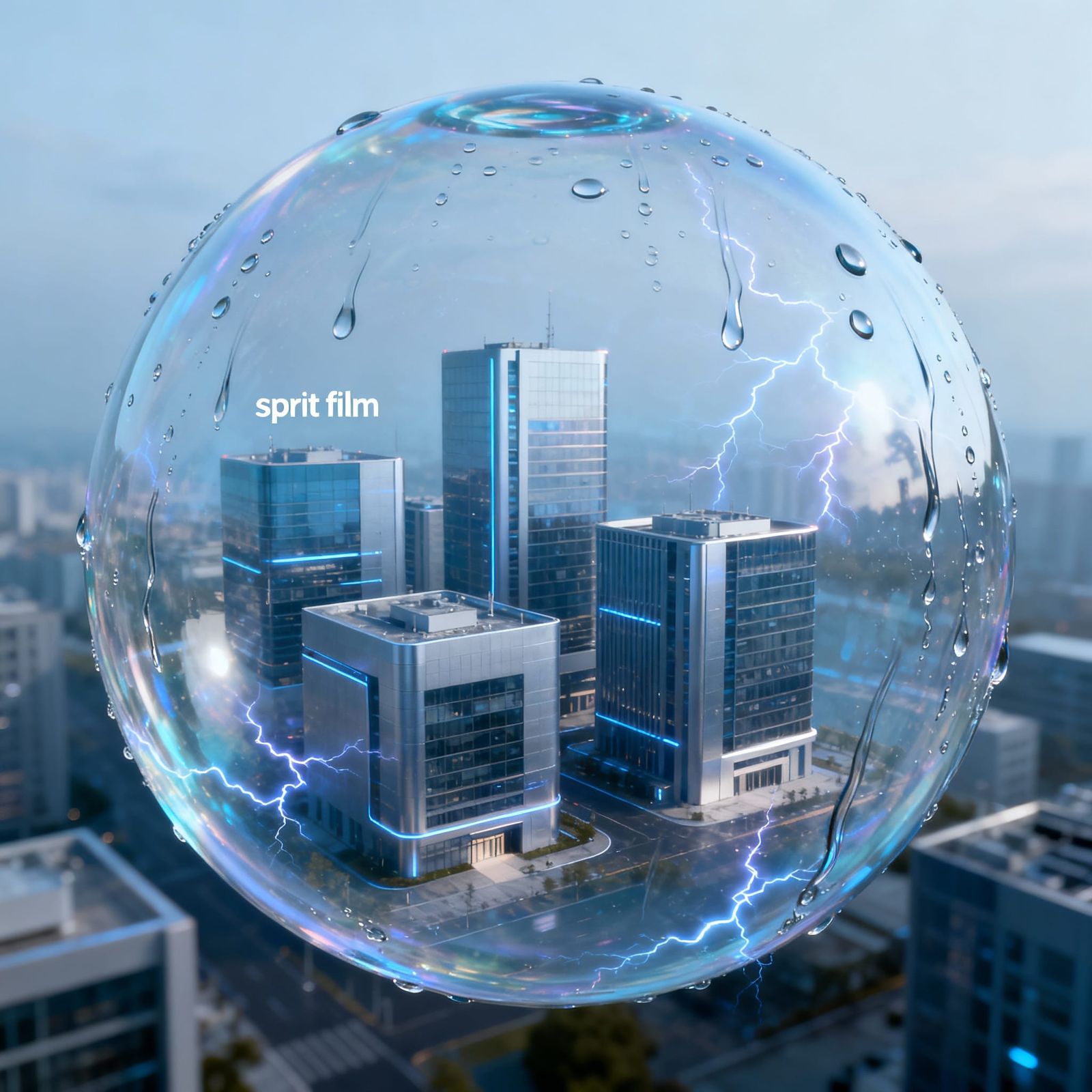 Spirit Film Bubble Protects Anti-Weather Complex Buildings