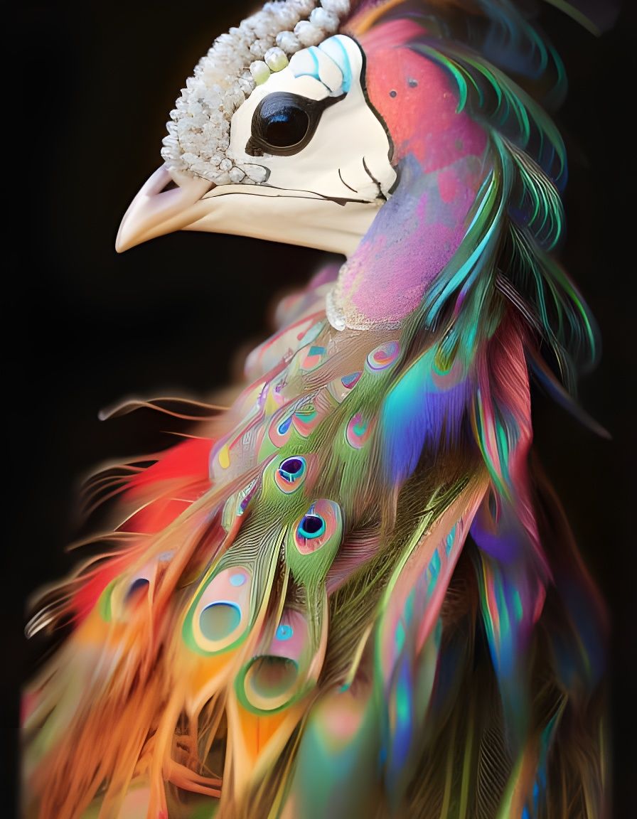 🦚Peacock Parrot Hybrid🦜