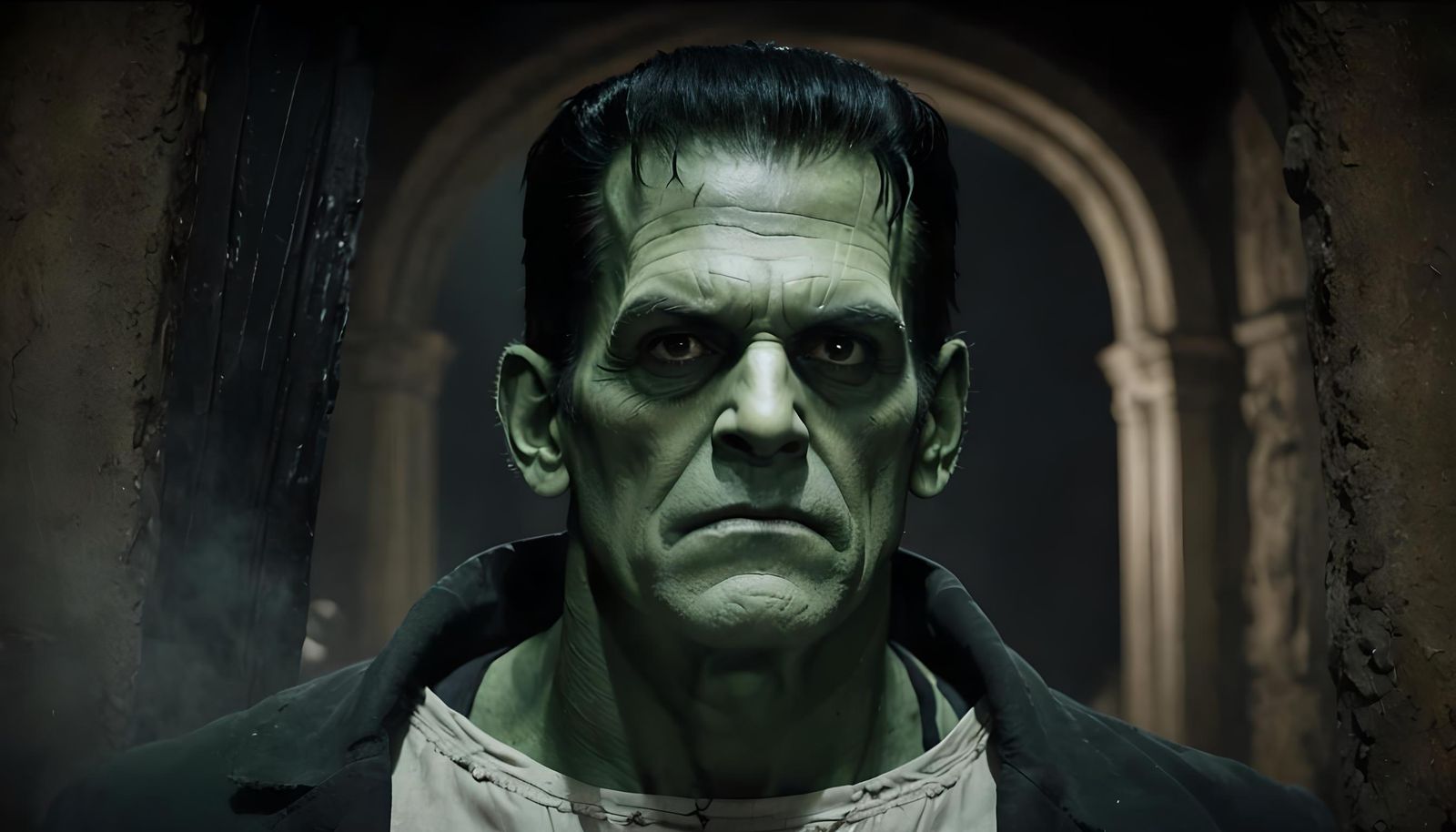 High Definition Frankenstein's Monster in Horror Style