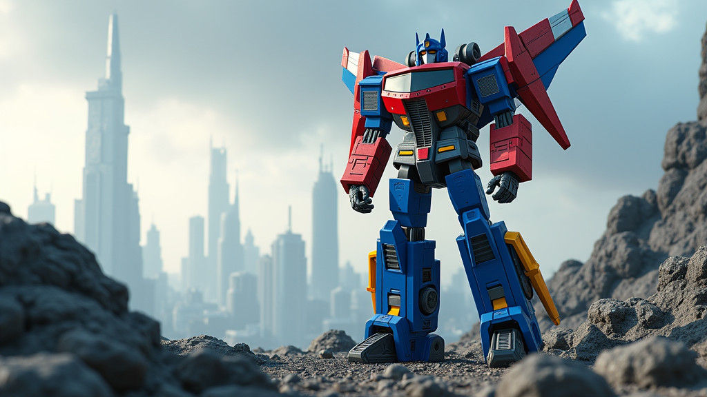 Jetfire Robot Hero in Detailed 3D Render