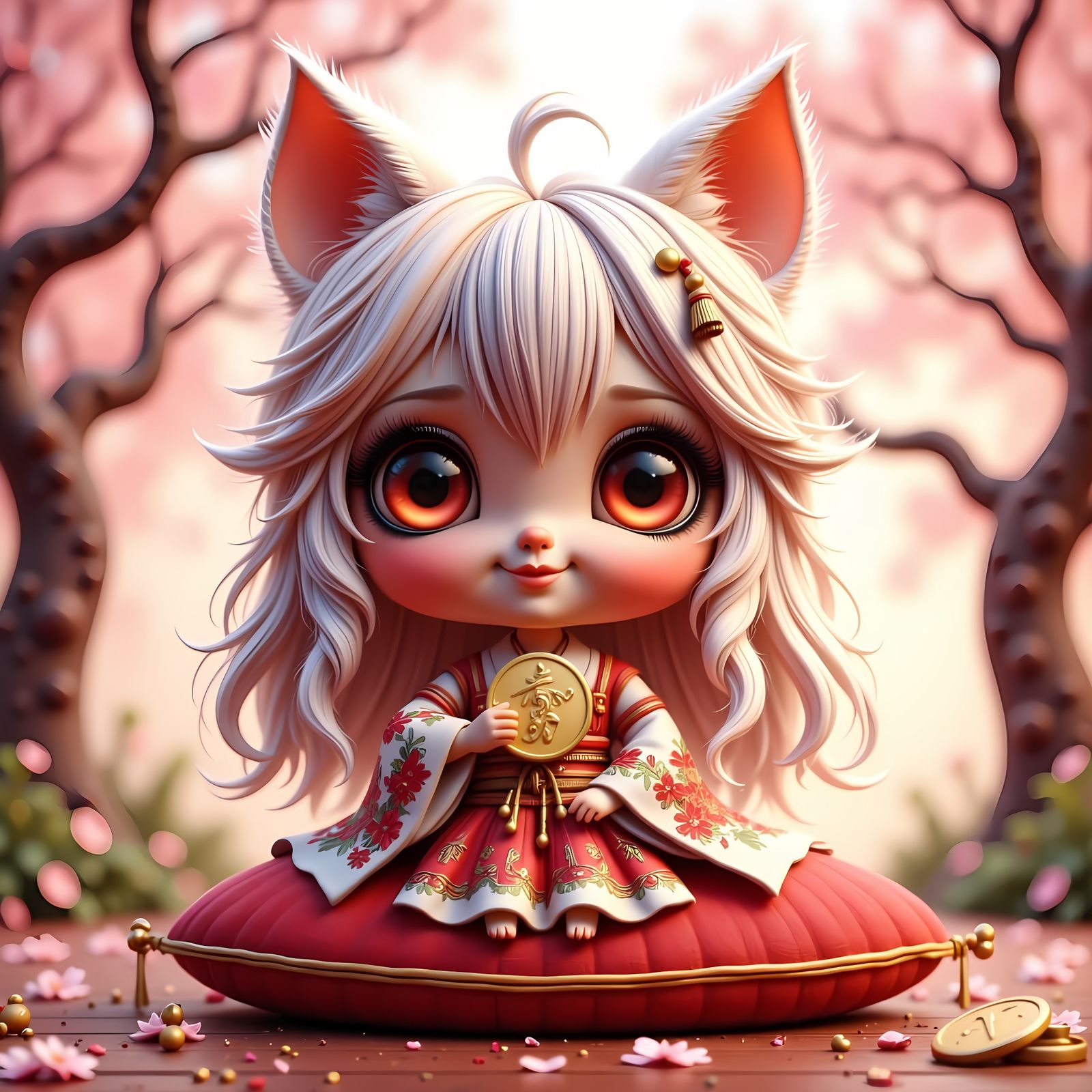 Little Maneki-neko wishes you good luck