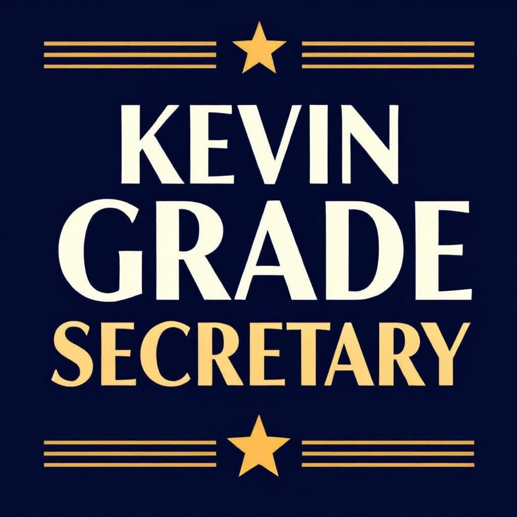 Minimalist Text Graphic in Navy and Gold