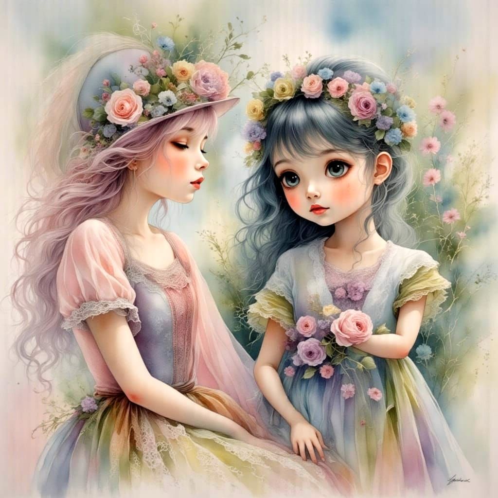 AI Portrait with Mimosa and Light LORA