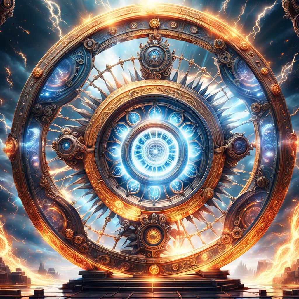 Radiant Chariot Wheel Concept Art