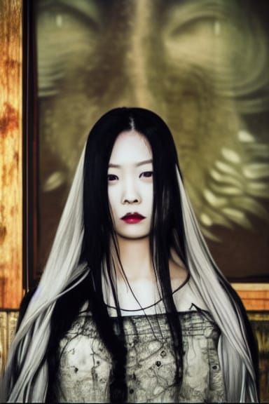 Ethereal Goddess in a Magical Landscape