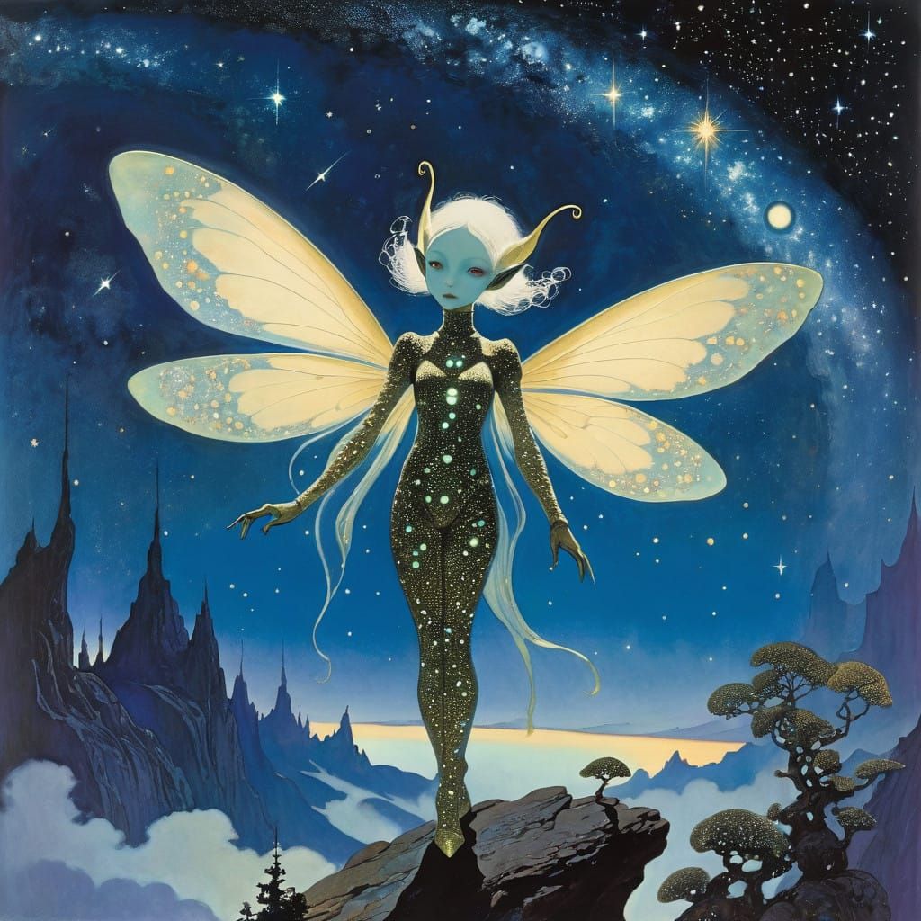 Celestial Nymph in Eva Suit