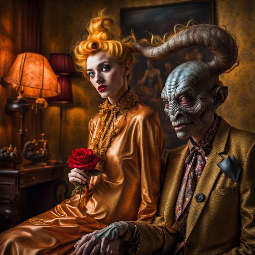 Extravagant Alien Characters in a Photorealistic Style