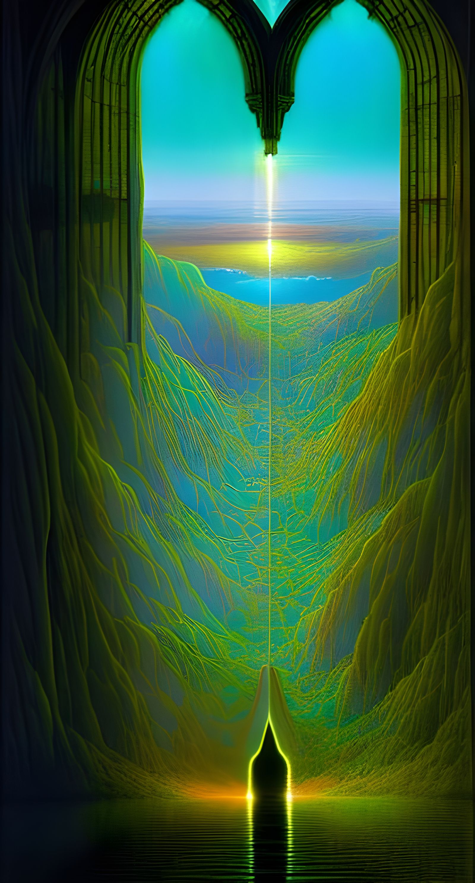 Stained Glass Window to Another World