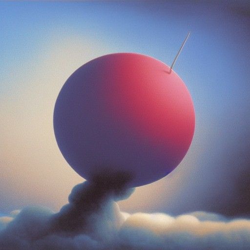 Grandes bolas de fuego cayendo del cielo.
