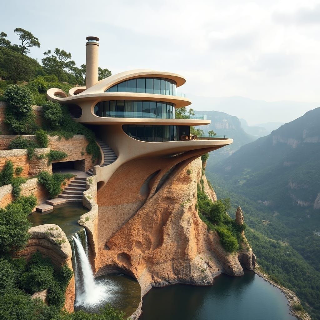 Futuristic kool house