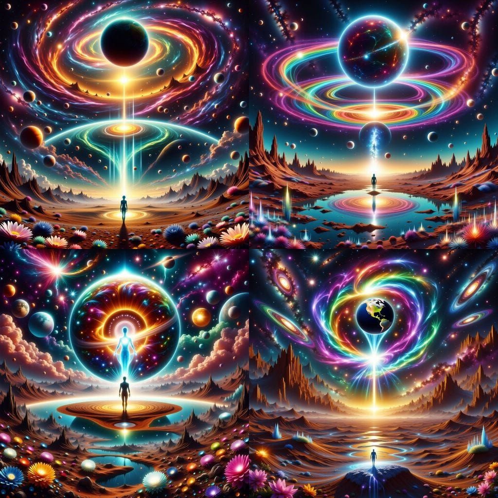 <lora:COSMIC FLUX:1.0> <lora:Alien Flower Fields2:1.0> Cosmi...