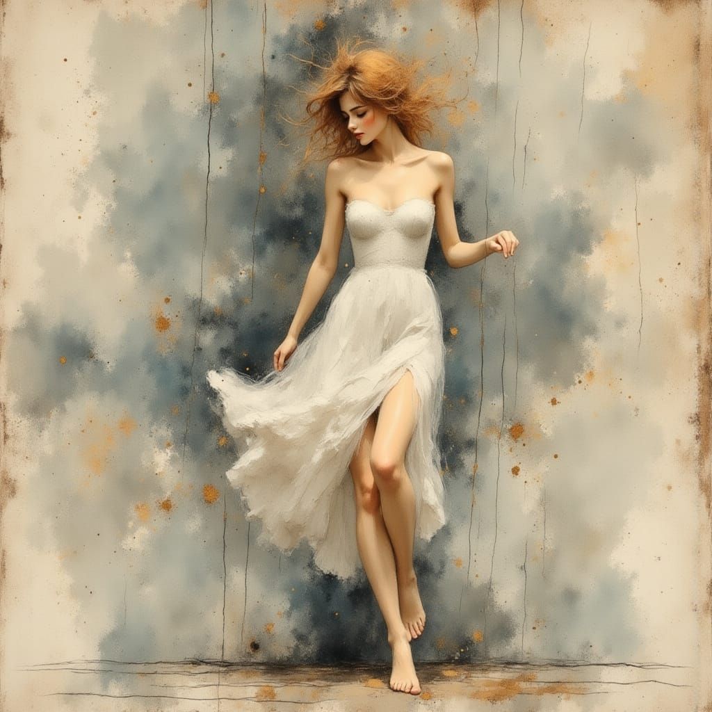 Brigitte Bardot in Degas-Inspired Pastel Dance