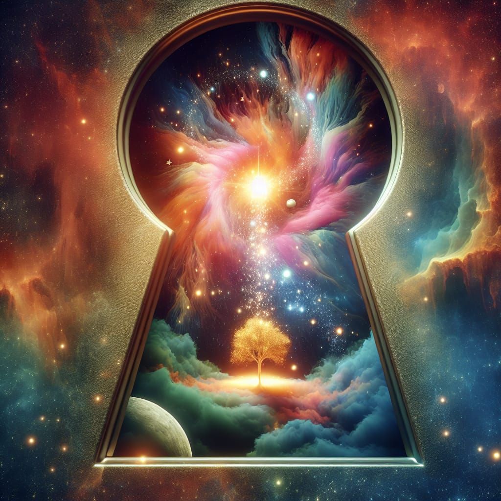 Nebula Keyhole Reveals Celestial Fantasy Landscape