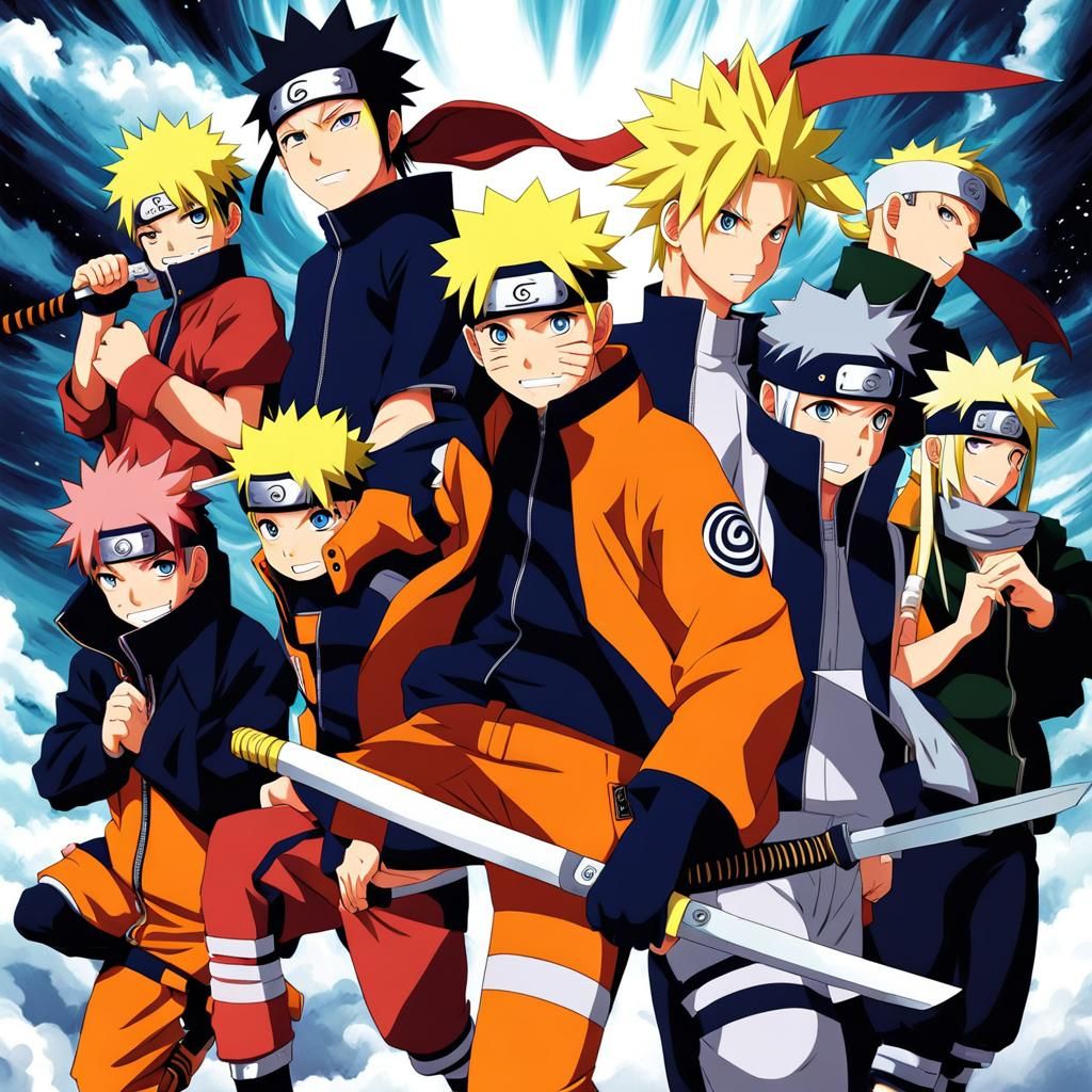 Naruto Anime Key Visual Art