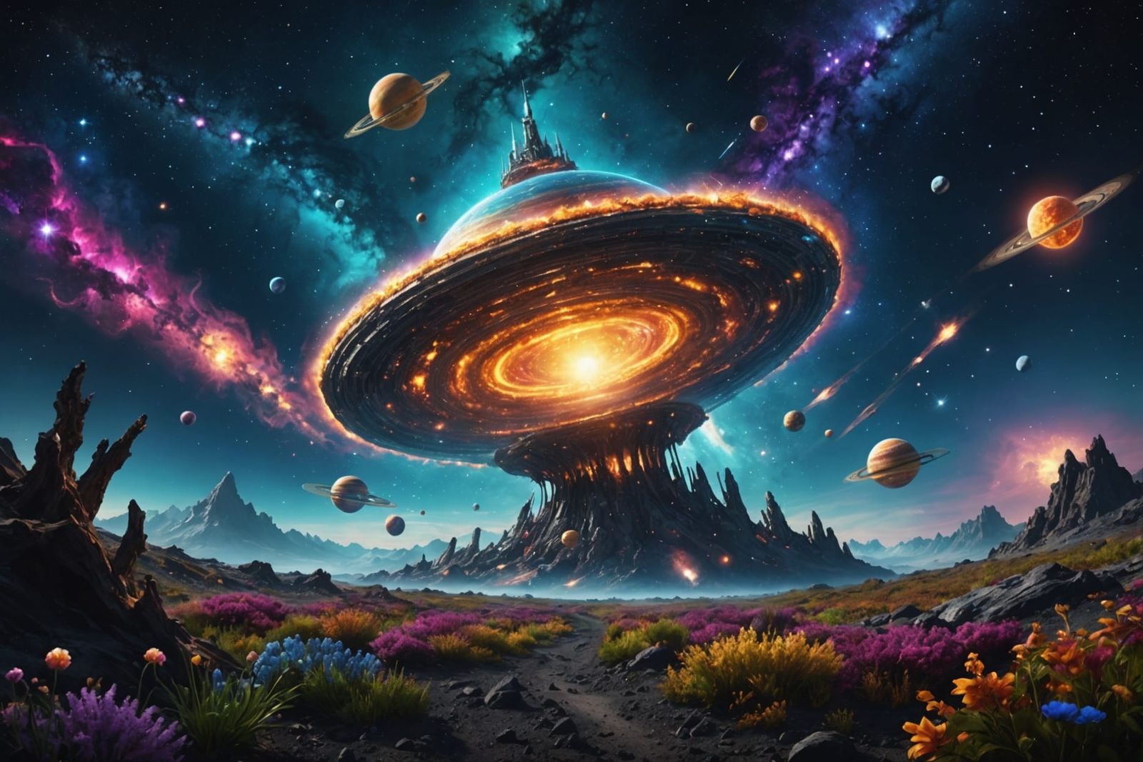 Galaxies Form in Space: A 3D Motion Picture