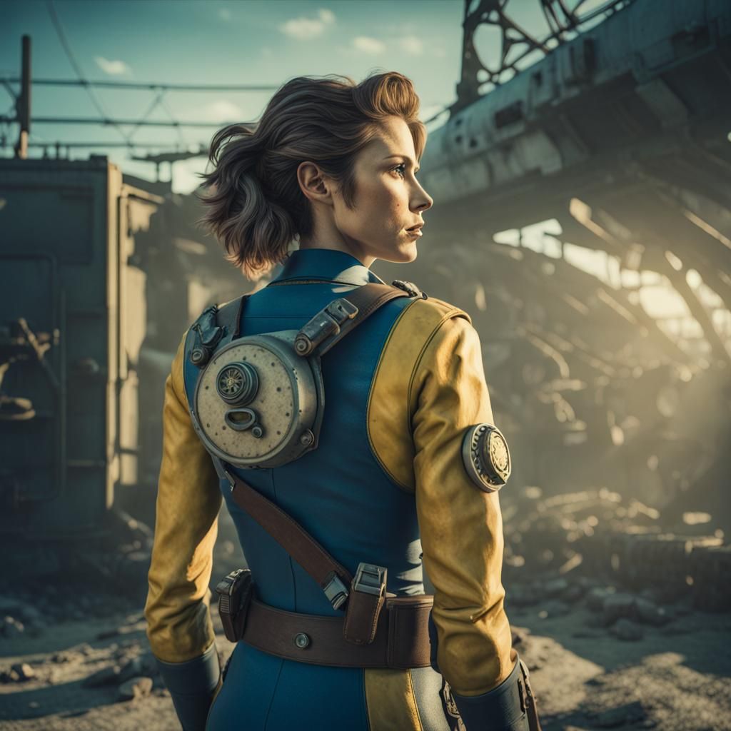 Vault Dweller with fusion pack.