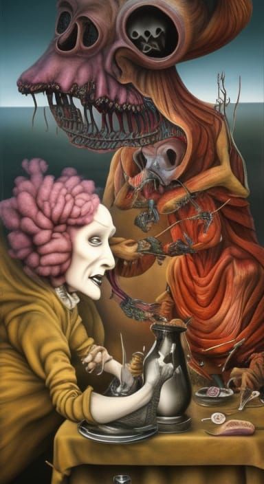 Wraiths' Barbecue: Hyperdetailed Stopmotion Cinema Photo