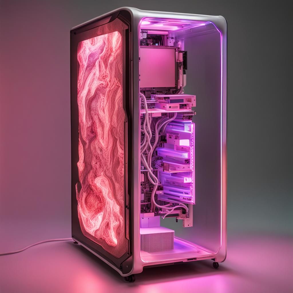 Organic Flesh PC with RGB Lighting