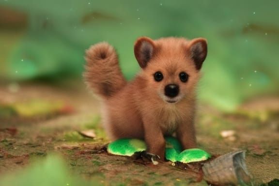 Cute Squirrel Generated by AI