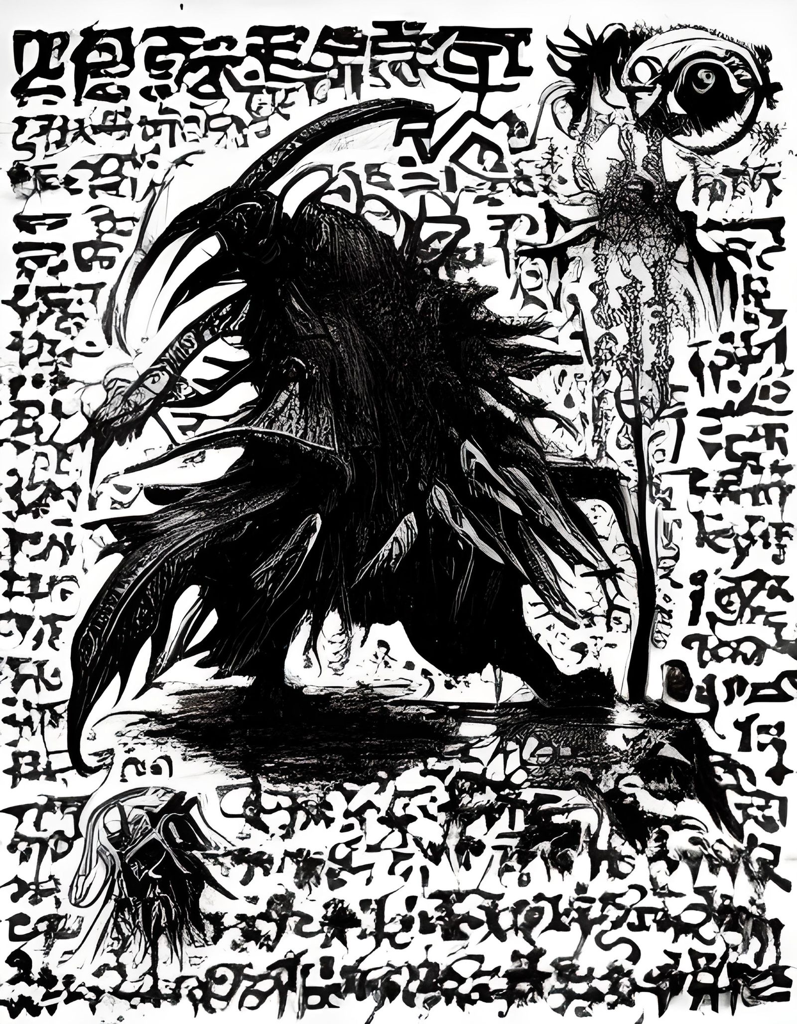 Cthulhu Book: Dissected Flamingo Penguin in Atlantis