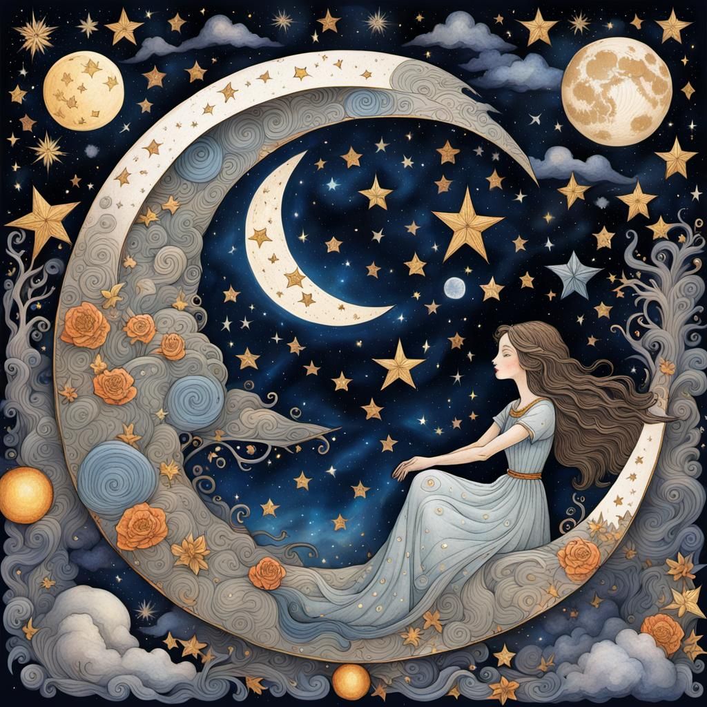 The Witch on the Moon