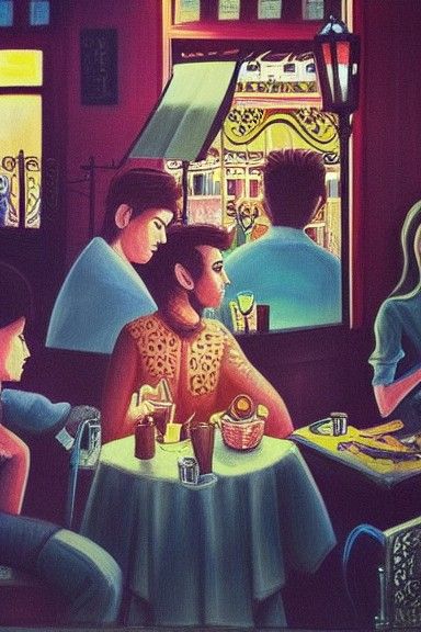 Ran Disunity at the Night Café
