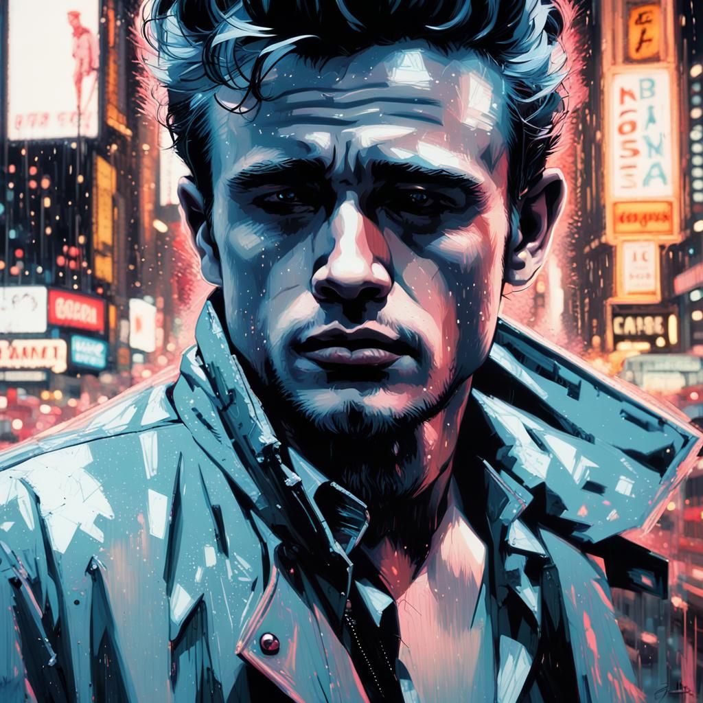 James Dean ~ Alone at the Center of the World