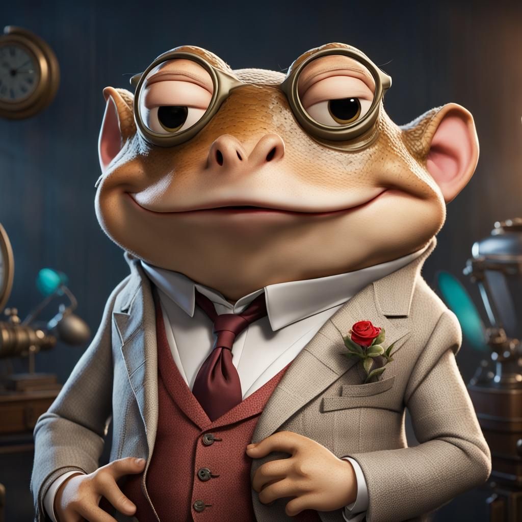 Elon Musk fusion with Mr. Toad of Toad Hall,