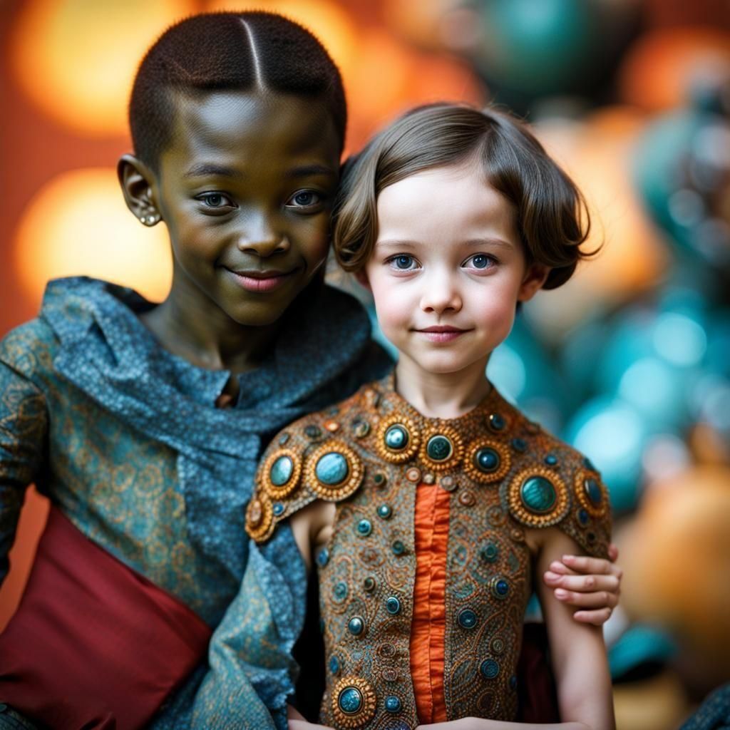 Surreal Alien Restaurant Celebration in Dreamy Magical Reali...