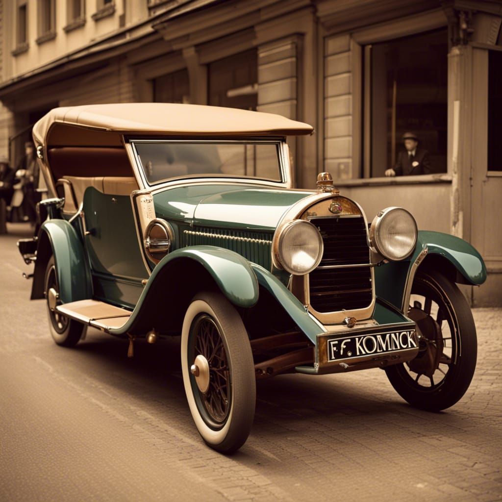 Vintage F. Komnick car