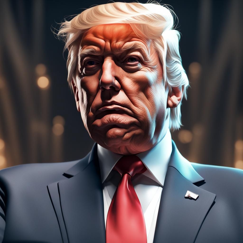 Detailed Portrait of Donald Trump by Rutkowski, Artgerm, Muc...